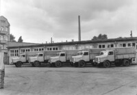 Der WF LKW-Fuhrpark, Juli 1960.